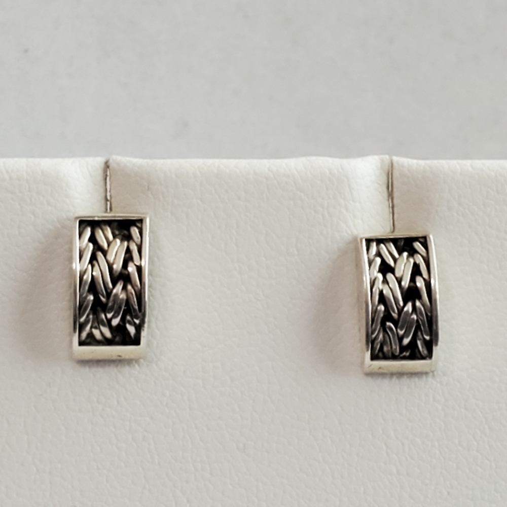 Lois Hill Sterling Earrings with Sterling Backs
